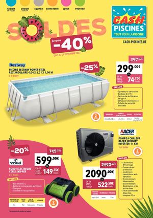Catalogue Soldes Cash Piscines - Septembre 2023