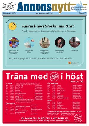 Annonsnytt V35 2023
