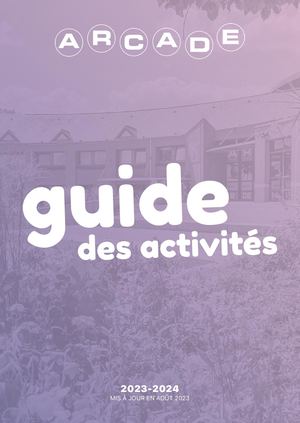Guide des Activités 2023-2024