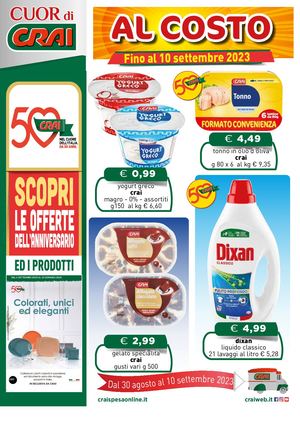 Volantino Cuor Di Crai Padial dal 30 agosto al 10 settembre
