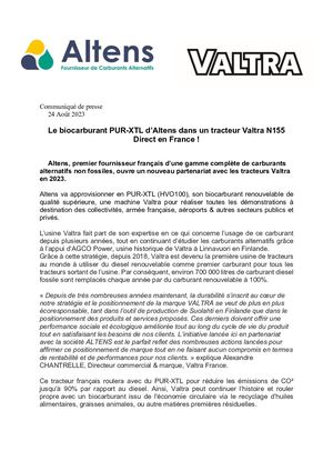 CP - Valtra X Altens 2023 France
