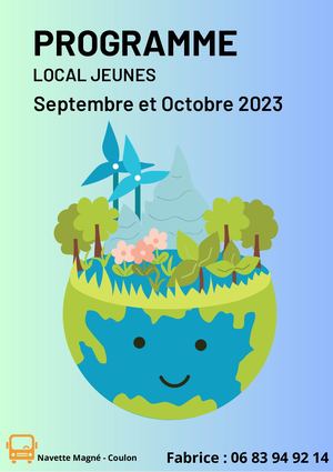 Programme Jeunesse Sept Oct 23