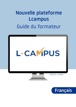 Guide de l'utilisateur Lcampus
