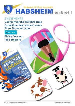 Bulletin N54 Habsheim en bref ! Sept-Oct 2023