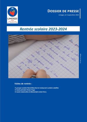 Rentrée scolaire 2023 2024