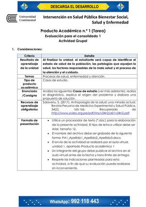 Intervención En Salud Pública Bienestar Social Salud Y Enfermedad PA 1