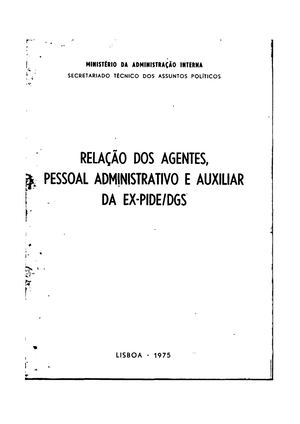 Lista de agentes da PIDE/DGS