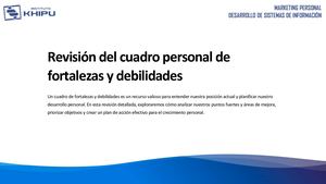 S23 Revision Del Cuadro Personal De Fortalezas Y Debilidades