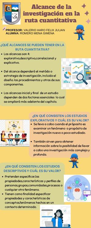Alcance De La Investigación En La Ruta Cuantitativa