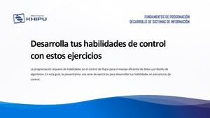 S42 - PD-Desarrolla la práctica dirigida haciendo uso de la estructuras de control