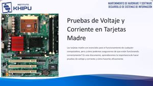 S46 Pruebas De Voltaje Y Corriente En Tarjetas