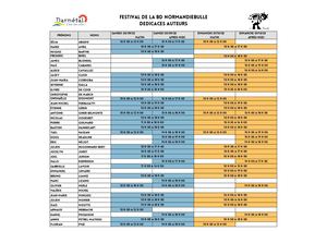 Dedicaces auteurs Normandiebulle 2023