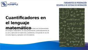 S5 Cuantificadores En El Lenguaje Matematico