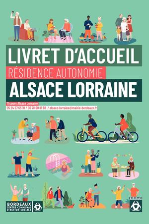 Livret d'accueil Résidence autonomie Alsace Lorraine