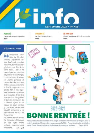 L'Info 455 - Septembre 2023