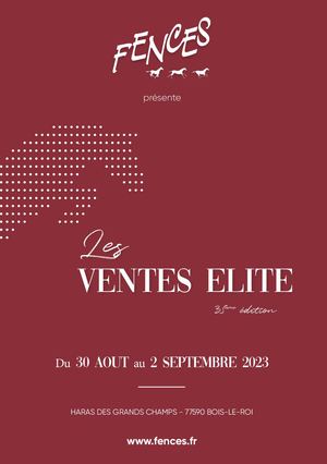 Ventes Fences Élite 2023