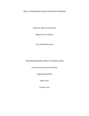 Imagenologia Pediatrica