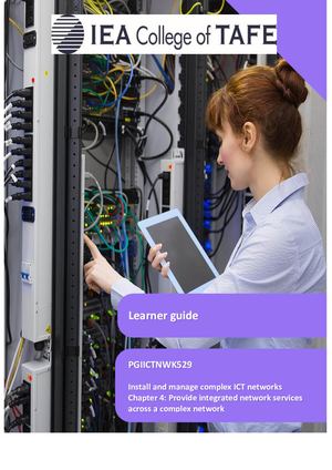 Install and Manage Complex ICT Networks - Chapter 1