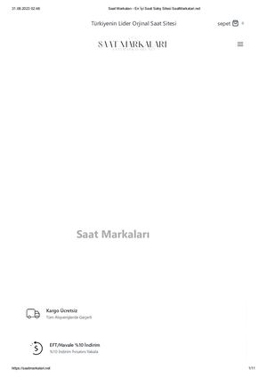 Saat Markaları En İYi Saat Satış Sitesi Saat Markalari Net