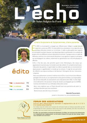 L'Écho de St-Sulpice N°162 Juillet 2023