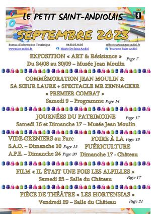PETIT SAINT-ANDIOLAIS SEPTEMBRE 2023