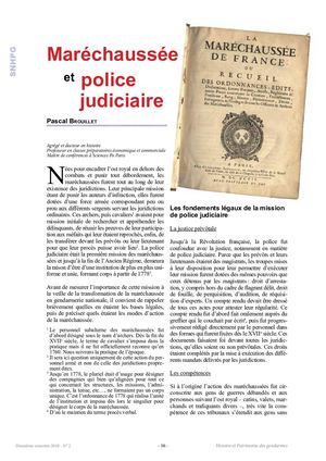 5 Rhpg2 Marechaussee Et Police Judiciaire Brouillet