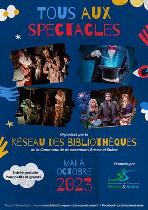 Dépliant Tous Aux Spectacles 2023