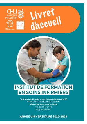 Livret d'accueil IFSI - Rentrée 2023