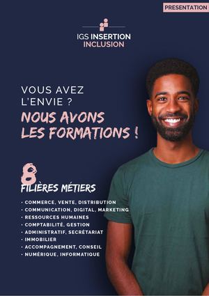 Brochure BtoB - BtoC IGS IN IN