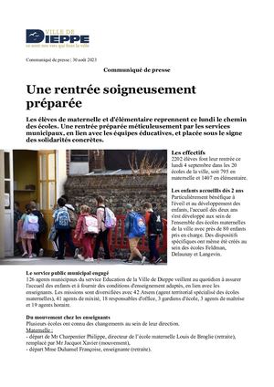 Rentree Scolaire 2023