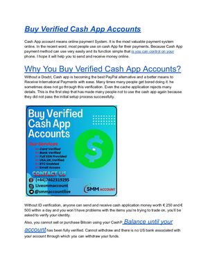 Buy Cash App Accounts