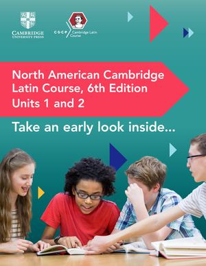North American Cambridge Latin Course, 6th Edition – an early look inside