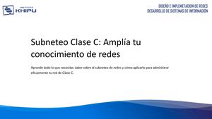 Subneteo Clase C Amplia Tu Conocimiento De Redes