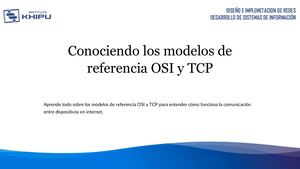 Conociendo Los Modelos De Referencia Osi Y Tcp