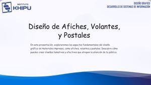 S47 Diseño De Afiches, Volantes, Postales