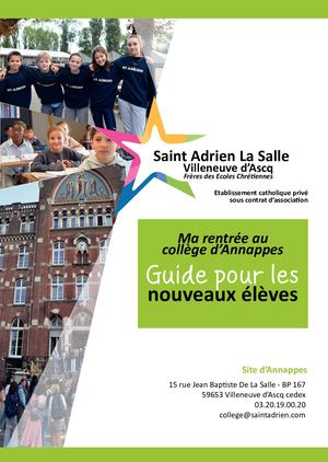 Livret Accueil 6eme Annappes 2023 2024