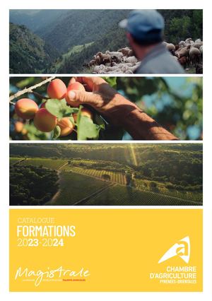Catalogue Formation 23/24 - Chambre d'agriculture des Pyrénées-orientales