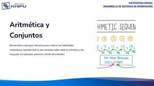 Indicador 02 Primera Capacidad Aritmetica Y Conjuntos Pptx