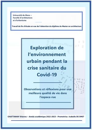 Mémoire de fin d'étude Etienne Chattaway