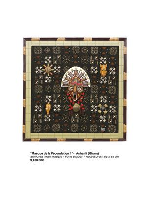 Tableaux Masques Africains 4