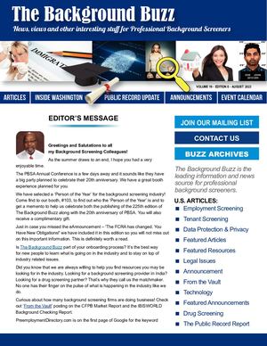 BACKGROUND BUZZ - AUGUST 2023