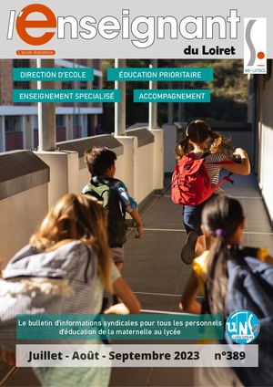 Bulletin de rentrée du SE-UNSA Loiret