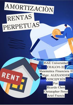Amortización Y Renta Perpetua