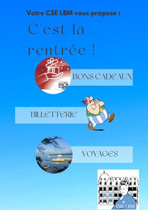 Catalogue Cse De Rentrée
