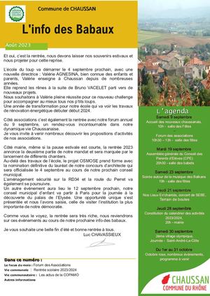 Info Des Babaux Aout