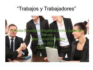 Libro Digital :"Los trabajos y los trabajadores"