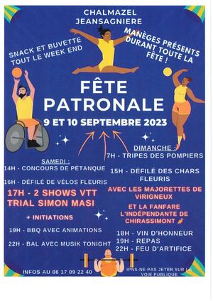 fete patronale 2023