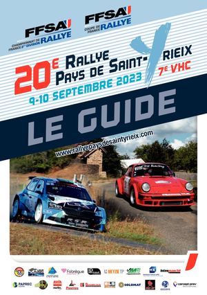 Guide Rallye du Pays de saint-Yrieix 2023