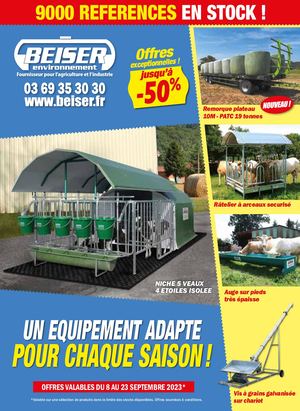 Encartage Paysan Breton du 08/09 au 23/09