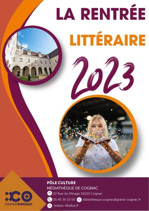 Rentrée Littéraire 2023 Médiathèque Cognac